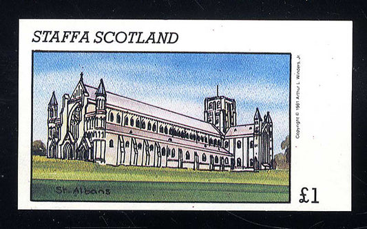 Staffa British Cathedral Drawings £1