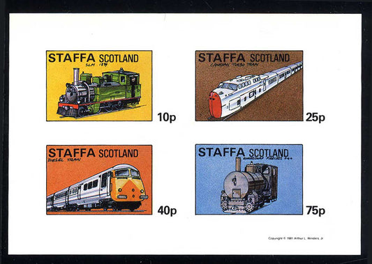 Staffa British Railroad Engines Imperf