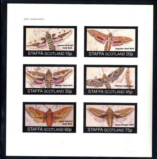 Staffa British Moths Imperf