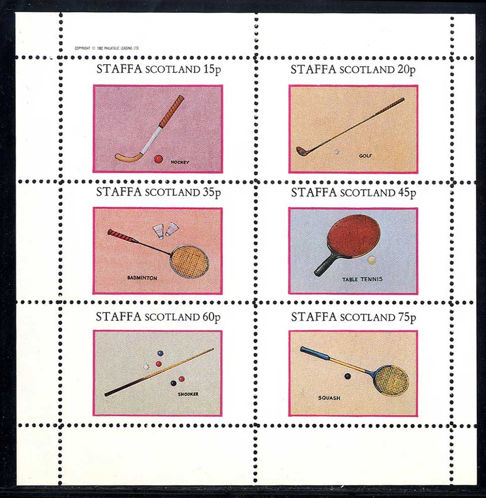 Staffa Bats, Cues, And Clubs