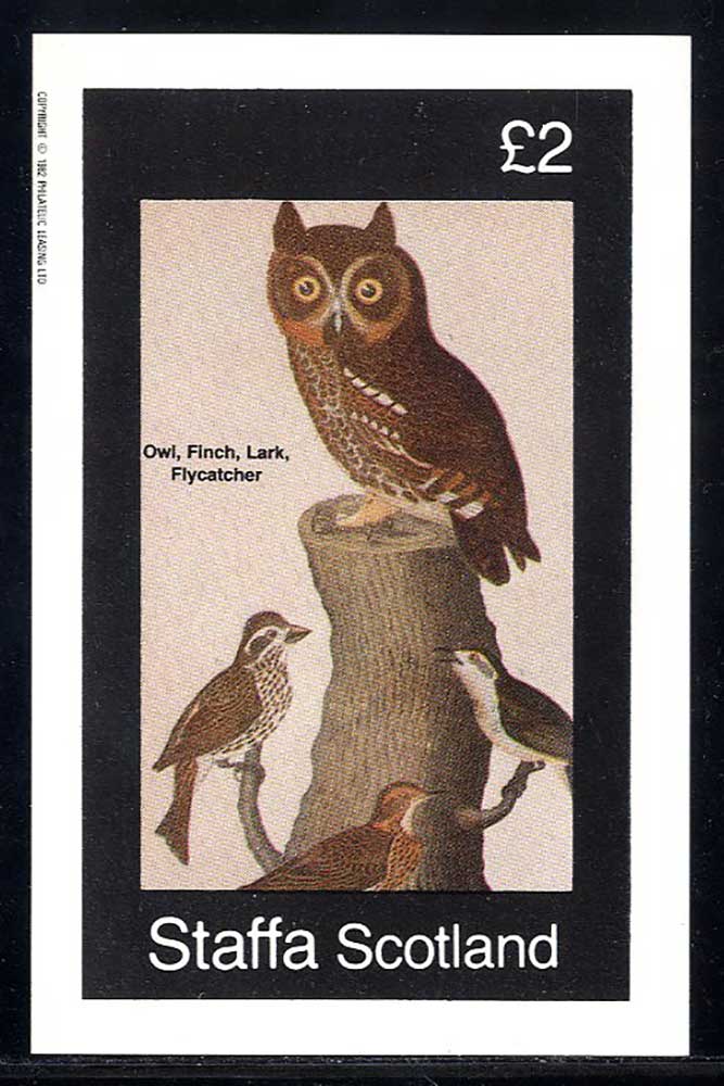 Staffa Ornithology - American £2