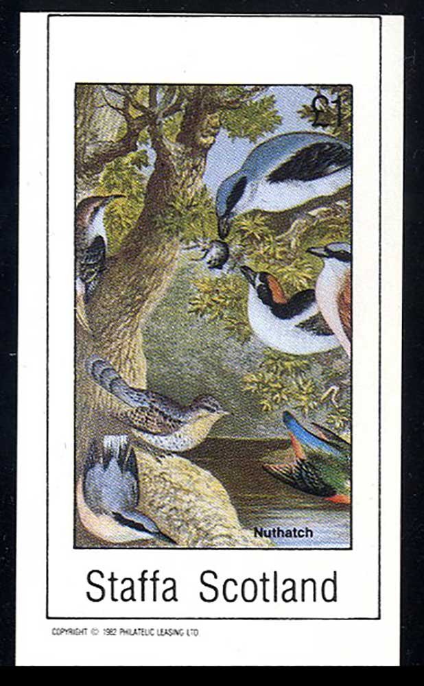 Staffa Small British Birds £1
