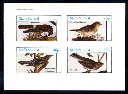 Staffa Various US Birds Imperf