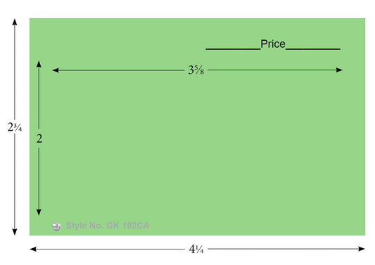 G&K 1000 #102A Cards-Colors