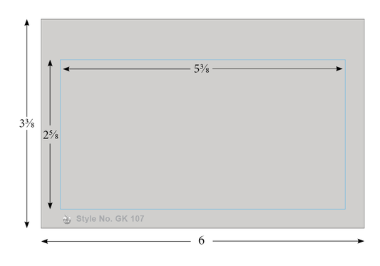 G&K 1000 #107 Blank Colors