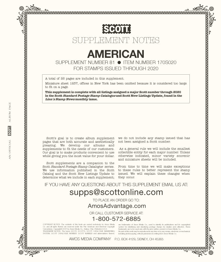 Scott US American 2020 #81