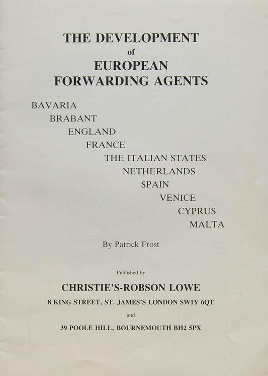 Development of the European Forwarding Agents