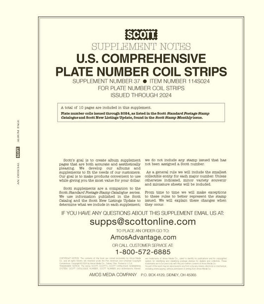 Scott United States Comprehensive PNC 2025 #38