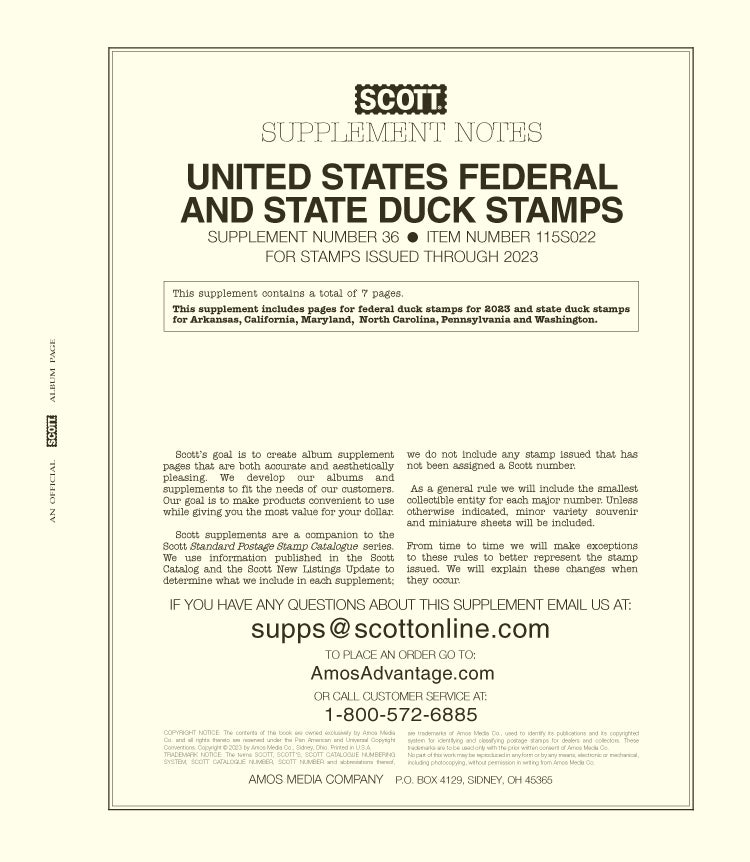 Scott US Hunting Permits (Duck) 2022 #36