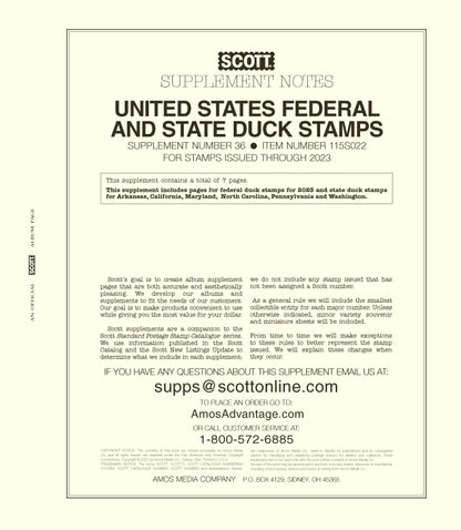 Scott US Hunting Permits (Duck) 2022 #36