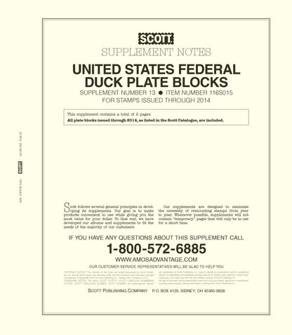 Scott US Hunting Permits (Duck) Blocks 2015 #13