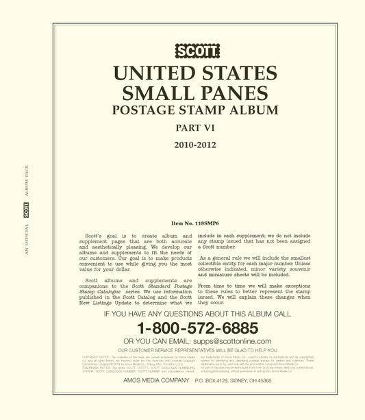 Scott US Small Panes 2010-2012