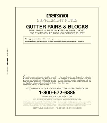 Scott US Gutter Pairs & Blocks 2007 #10