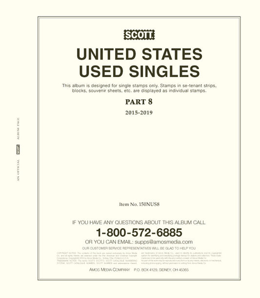 Scott United States National Used Singles 2010-2019 Album Set