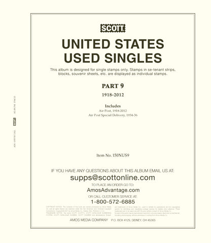 Scott US National Used Singles Pt 9 1918-2012