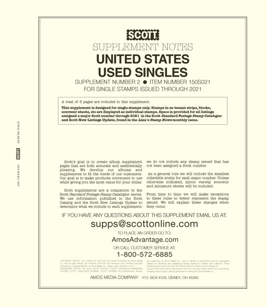 Scott National Used Singles 2021 #2