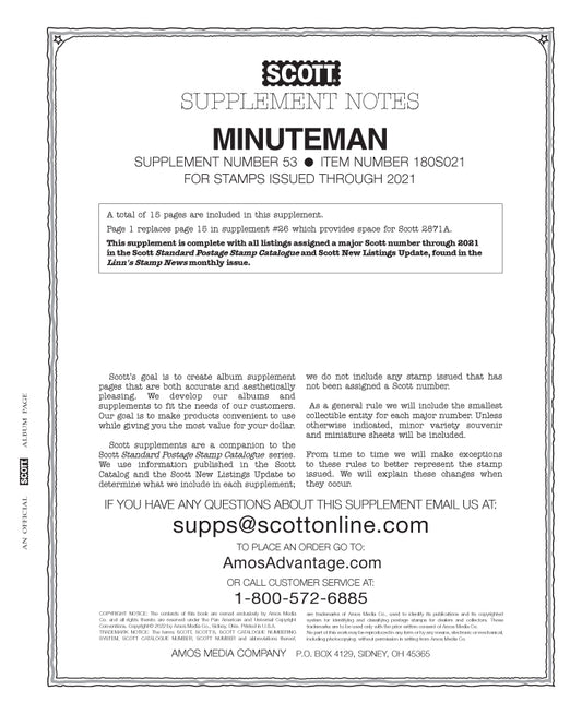 Scott US Minuteman 2021 #53