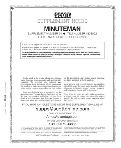 Scott US Minuteman 2022 #54