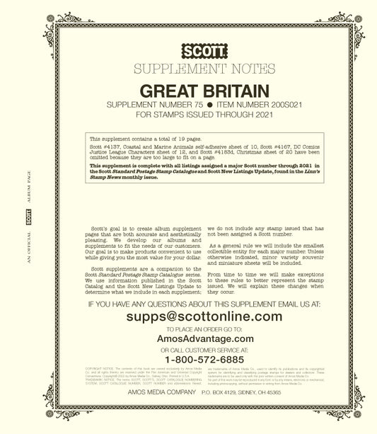 Scott Great Britain 2021  #75