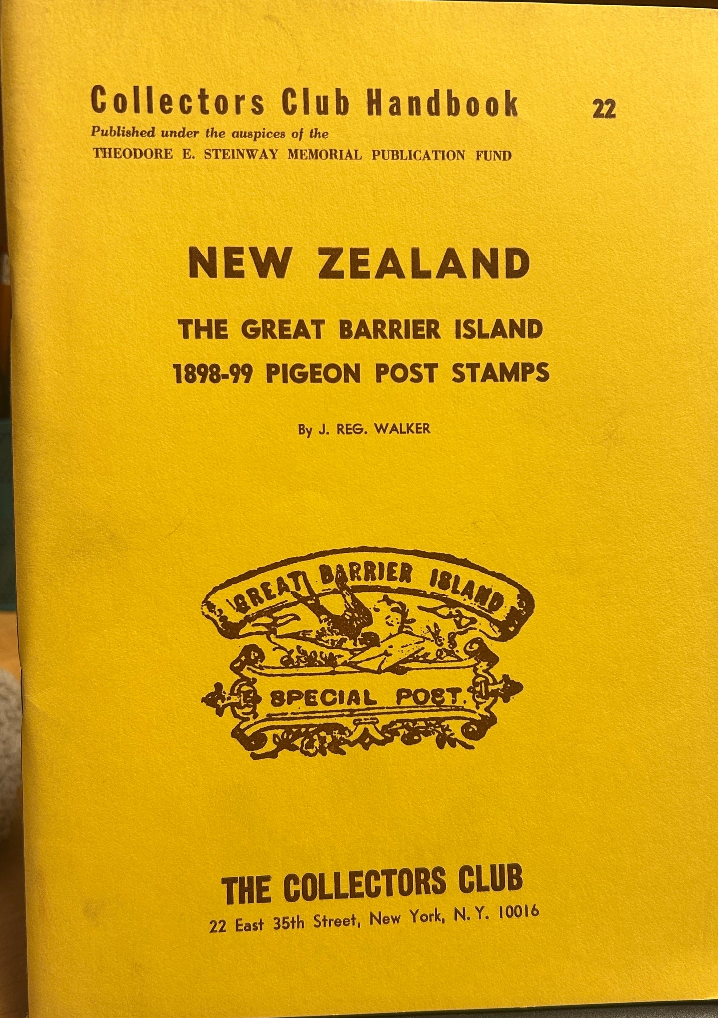 New Zealand The Great  Barrier Island 1898-1899 Pigeon Post