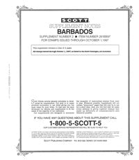 Scott Barbados 1997 Supp #2