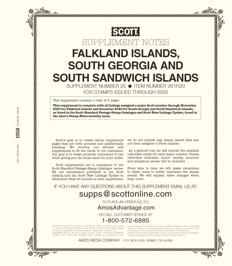 Scott Falkland Islands And South Georgia 2020 #25