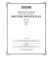 Scott British Honduras 1866-1973