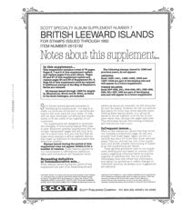 Scott British Leeward Islands 1992 #7