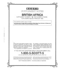 Scott British Africa 1995 Supp #7