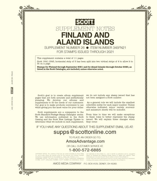 Scott Finland & Aland 2021 #26