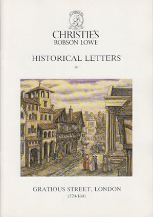 Historical Letters to Gratious Street, London