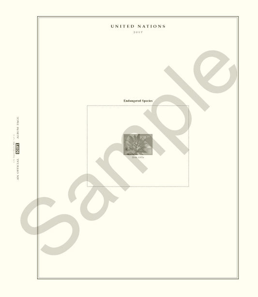 Scott UN Imprint Blocks 2025 #74