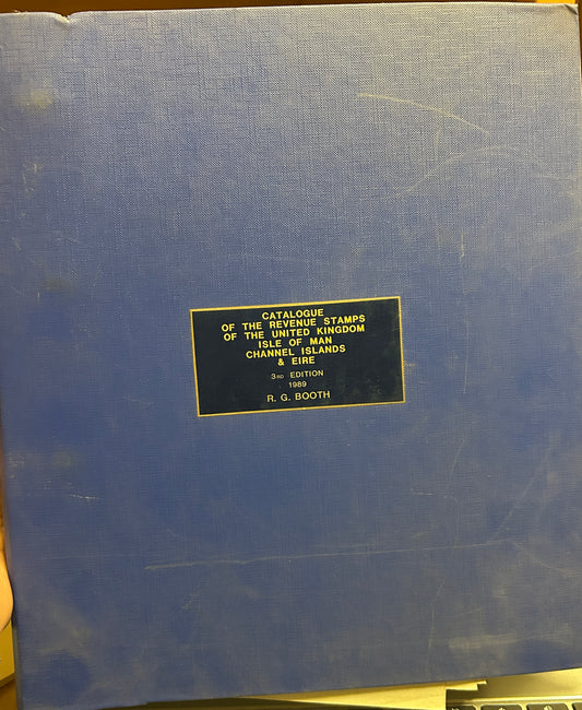 Catalogue Of The Revenue Stamps Of The United Kingdom, Isle of Man, Channel Isl and Erie HB