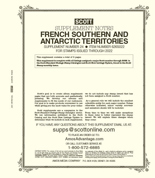 Scott French South & Antarctic Territories 2022 #23