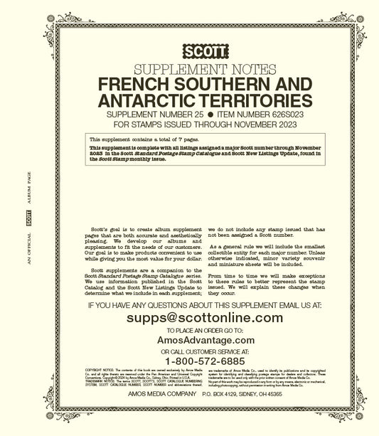 Scott French South & Antarctic Territories 2023 #24