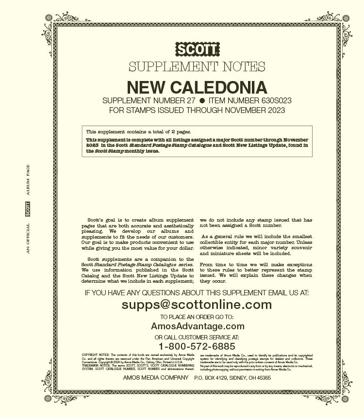 Scott New Caledonia 2023