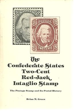 Confederate States Two Cent Red Jack Intaglio Stamp
