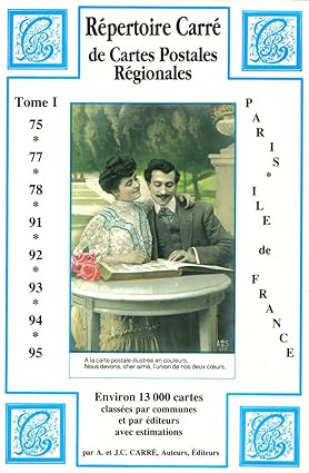 Répertoire Carré de cartes postales régionales de collection - 2 volume