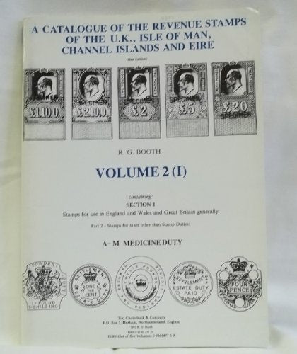Catalogue Of The Revenue Stamps Of The United Kingdom, Isle of Man, Channel Isl and Erir
