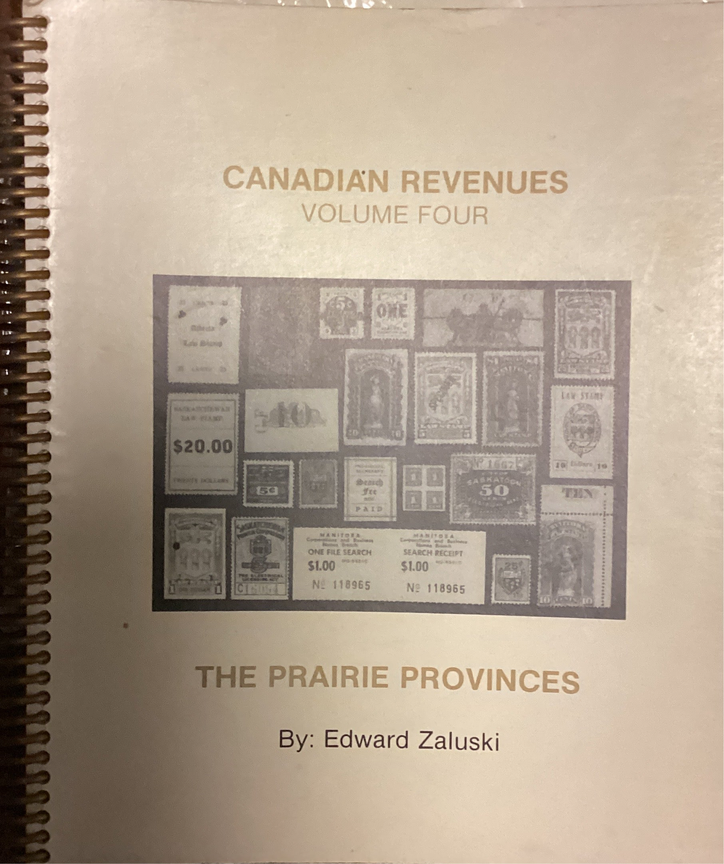 Canadian Revenues Vol 4 The Prairie Provinces