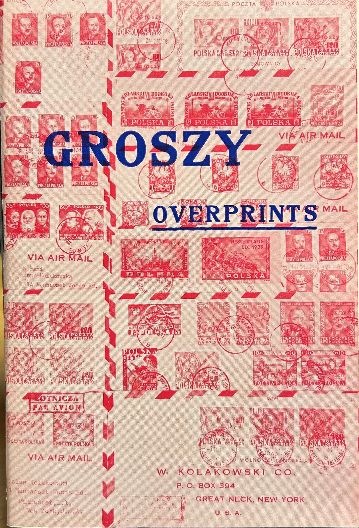 Groszy Overprints on Polish Stamps