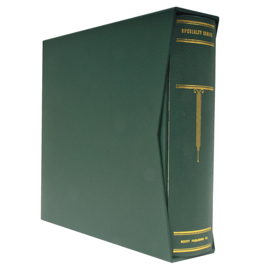 Scott Specialty Green 3-Ring Binder & Slipcase Large