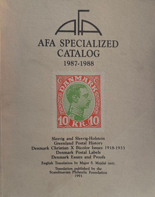 Afa Specialized Catalog 1987-1988 Denmark Bicolor