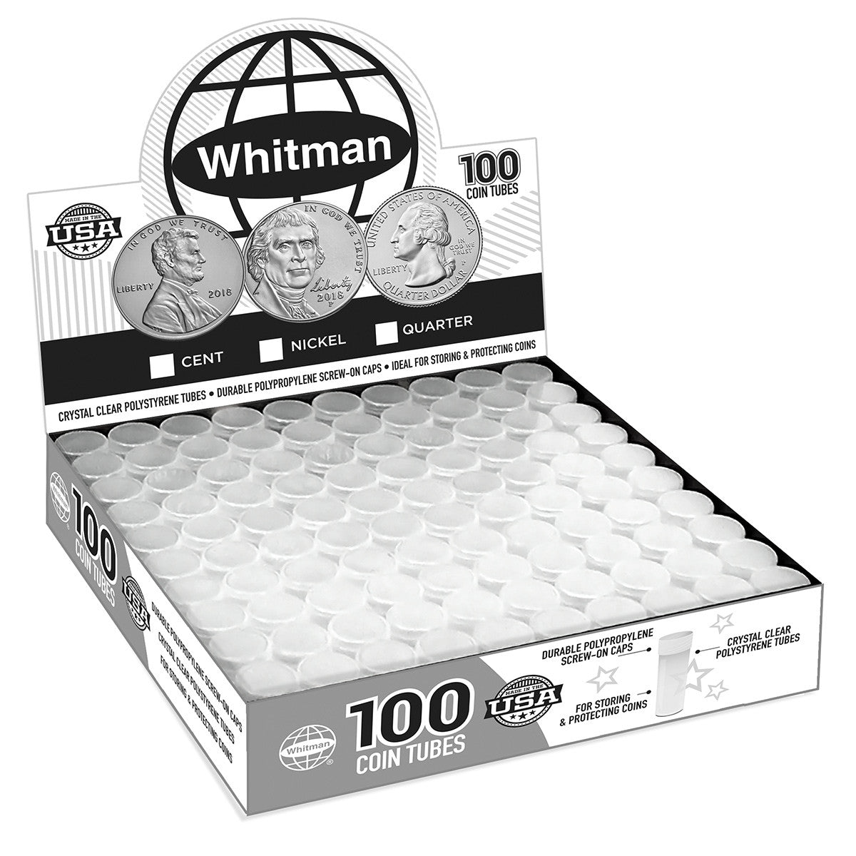 Coin Tubes Box-100 Cents