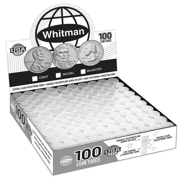 Coin Tubes Box-100 Nickels