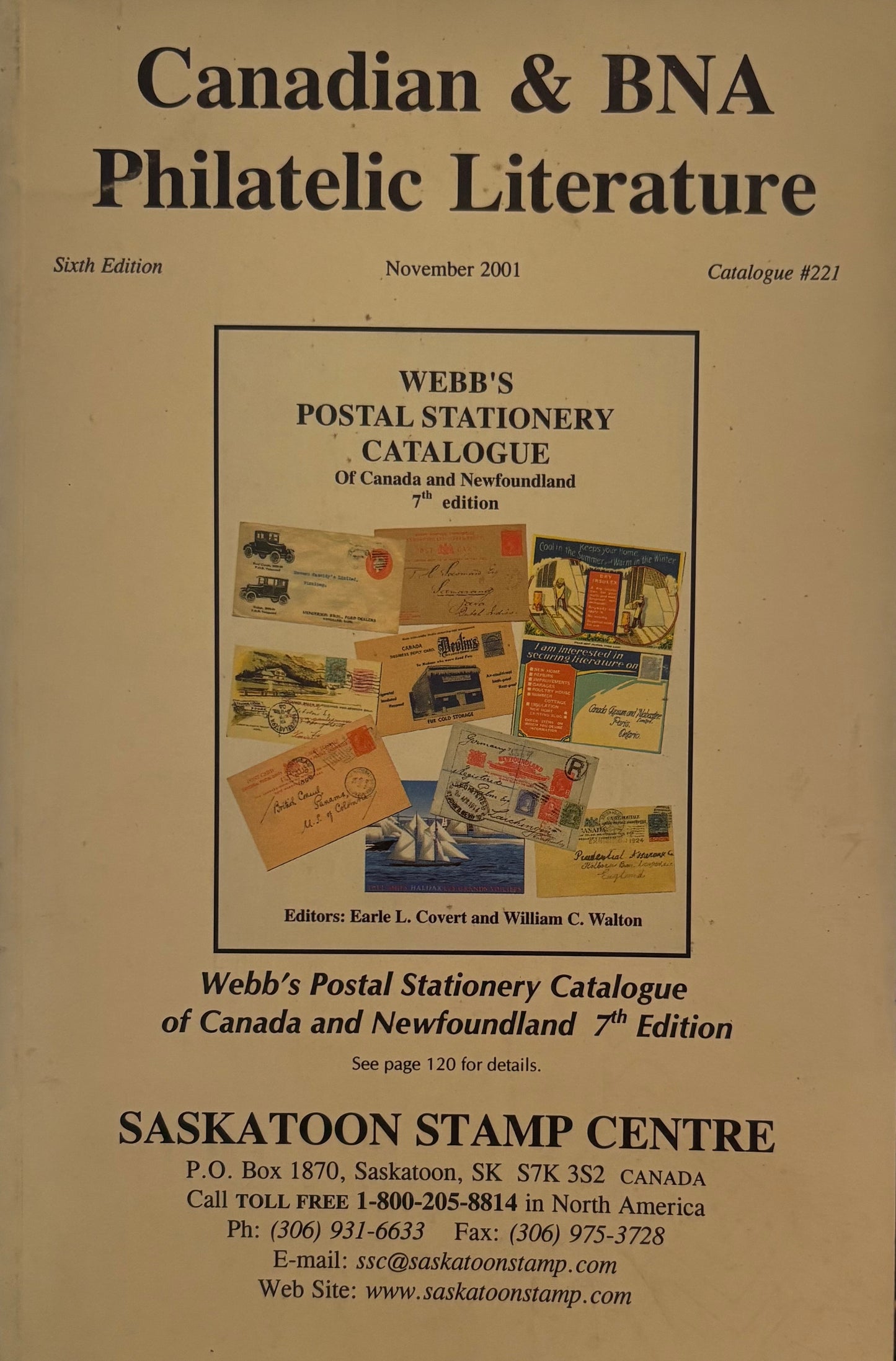 Canada And Bna Philatelic Literature 6Th Edition