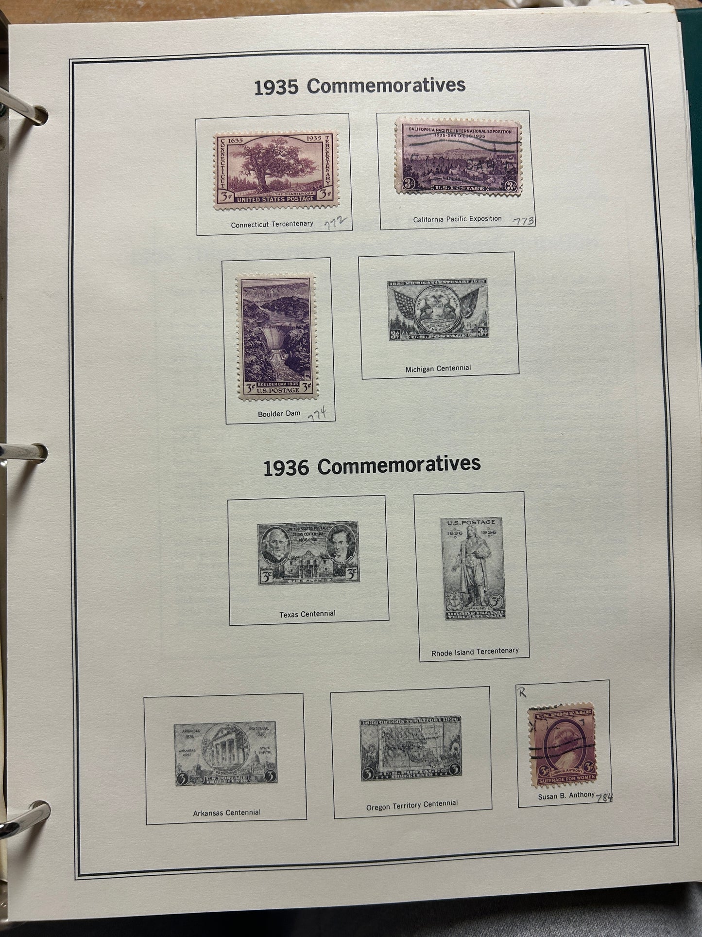 American Heirloom Collection of the United States Stamps