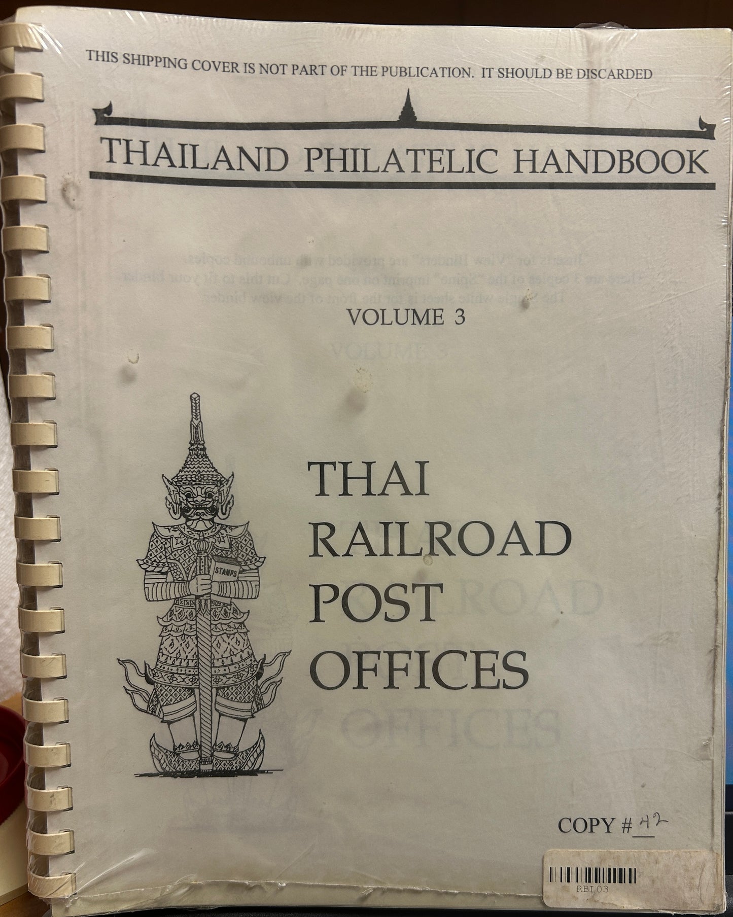 Thailand Philatelic Handbook Thai Railroad Post Offices