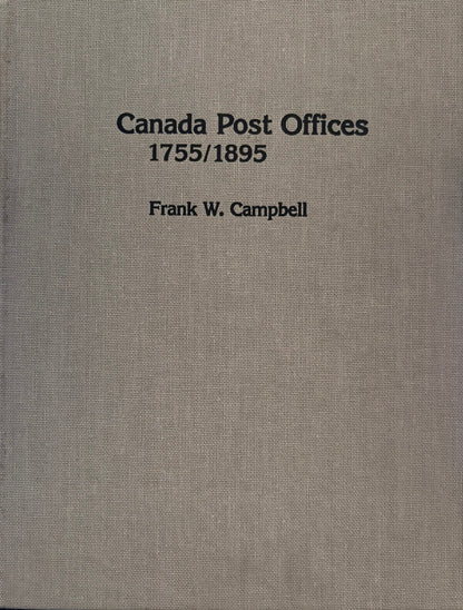 Canada Post Offices 1755-1895