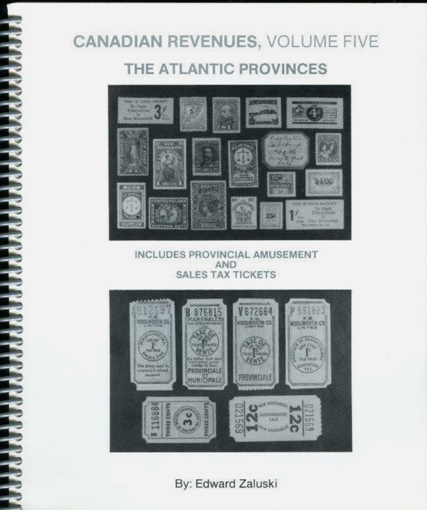 Canadian Revenues Vol 5 The Atlantic Provinces